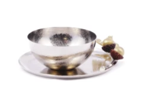 پیش دستی بلوط 16 سانت + پیاله