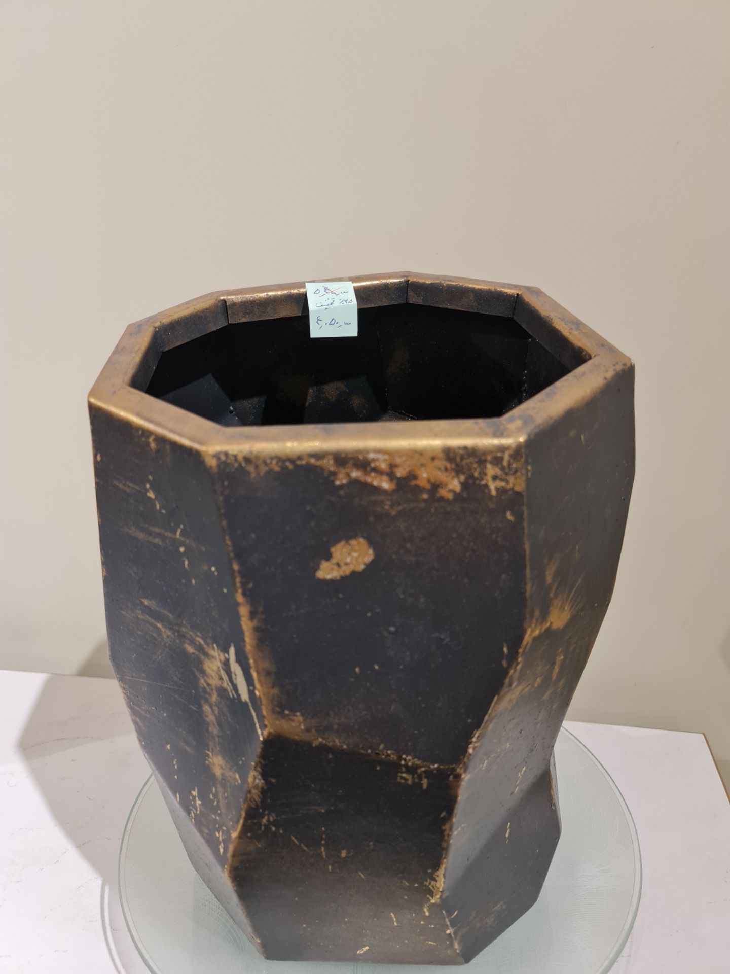 گلدان چند وجهی (پتینه)